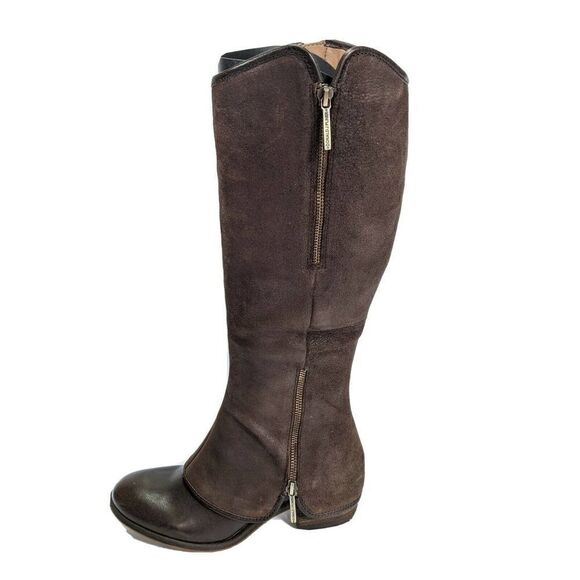 Donald J Pilner brown Riding Boots Western Tall Equestrian Couture New - Picture 12 of 12